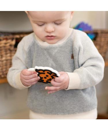 Fat Brain Toys Brain Teether - Orange | Baby Toys & Gifts for Ages 0-2 - Buy Online on GoSupps.com