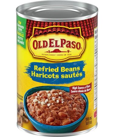 Old El Paso Refried Beans 398 Milliliter Package of Beans 398.00 ml (Pack of 1) - Buy Online on GoSupps.com