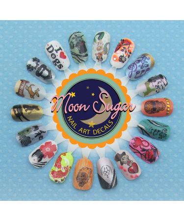 Country & Western Nail Art Decals Set #1 - Horseshoes Cowboy Boots - Buy Online on GoSupps.com