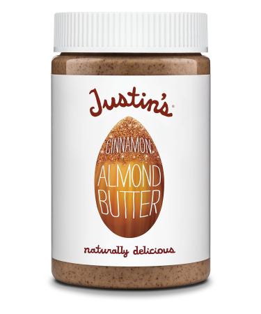 Justin's Cinnamon Almond Butter, No Stir, Gluten-free, Non-GMO, Responsibly Sourced, 16 Ounce Jar 1 Pound (Pack of 1)