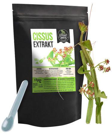 Cissus Quadrangularis extract powder high dose ketosterone bottled in Germany (100g) 100 g (1 pack)
