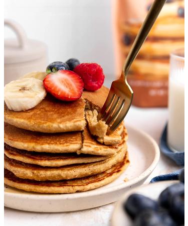 Miss Jones Baking Original Oat Pancake and Waffle Mix - Gluten Free - 10g Protein - 100% Whole Grains - 13.99oz - Buy Online on GoSupps.com