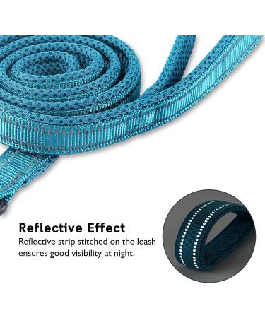 Durable Dog Leash Strap - Padded 1.1m Pet Leash for Puppies - Blue | International Shipping Available - Buy Online on GoSupps.com