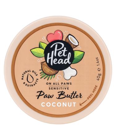 Pet Head Kokos Pfols Butter 40 g on all Paws moisture balm for dog paws calms and cares for paws and noses professional care vegan gentle formula for dogs and puppies - Buy Online on GoSupps.com