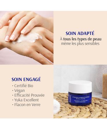 IUM Paris - The Face Mask - 2in1 - Silicon Enriched Face Scrub and Moisturizing Regenerating Mask - Organic Vegan 50ML - Made in France - Buy Online on GoSupps.com