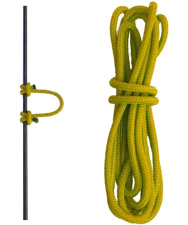 Bow String D Loop, 10 ft. D Release Nocking Loop Rope for Compound Bowstring Archery Yellow