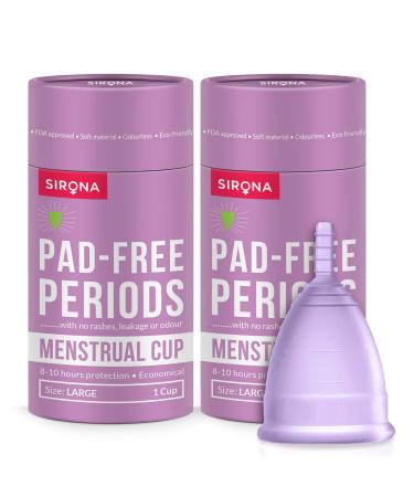 Sirona Menstrual Cups (Large (Pack of 2))