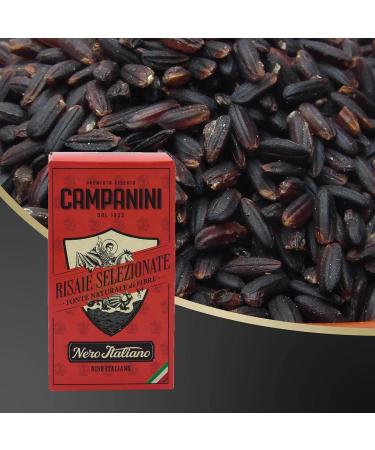 Buy RISO NERO Black Rice 500g - Authentic Italian Risera Campanini | Premium Nero Italiano for International Shipping - Buy Online on GoSupps.com