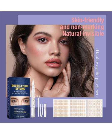 Invisible Double Eyelid Lifter Strips - 480pcs | Traceless Eyelid Tape for Instant Eye Lift | Surgery-Free Solution for Hooded Droopy Lids | Ideal for Monolids & Uneven Lids - Buy Online on GoSupps.com
