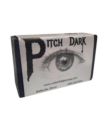 Buy Pitch Dark Activated Charcoal Soap | WFG Waterfall Glen - Natural Vegan Body Soap with Cocoa Butter | International Shipping Available - Buy Online on GoSupps.com