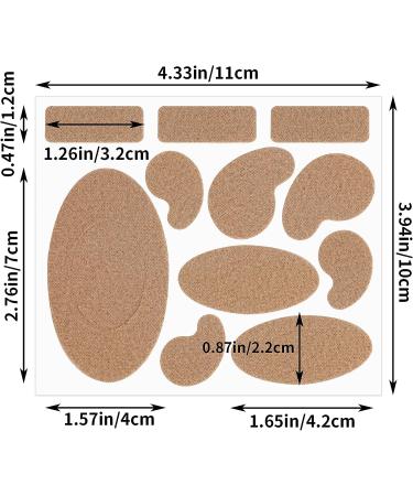 WLLHYF Moleskin Tape Adhesive Pads - Comfortable Blister Prevention for Heel Pain & Blisters - Buy Online on GoSupps.com