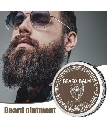 Men's Beard Butter 30g Beard Softener Styling Cream Facial Hair Health Frizz Control Aftershave Care - Buy Online on GoSupps.com