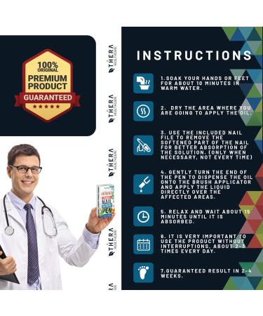 Fungal Nail Destroyer Pens (3 Pack) Natural Anti Fungal Nail Treatment Finger and Toe Nail Fungal Treatment Contains Tea Tree Oil & Vitamin E Nail Repair Treatment with Nail File 3ml/pc - Buy Online on GoSupps.com