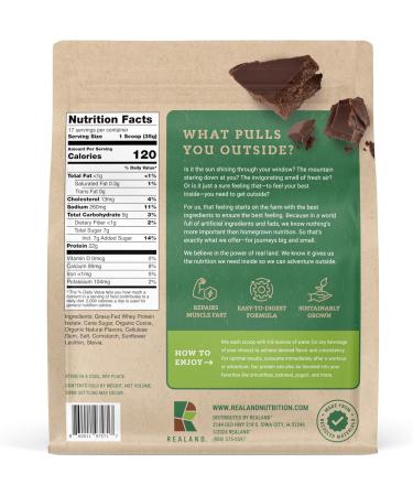 Whey Protein Isolate - Grass-Fed Chocolate Protein Powder | 22g Protein per Serving | 17 Servings for Recovery - Buy Online on GoSupps.com