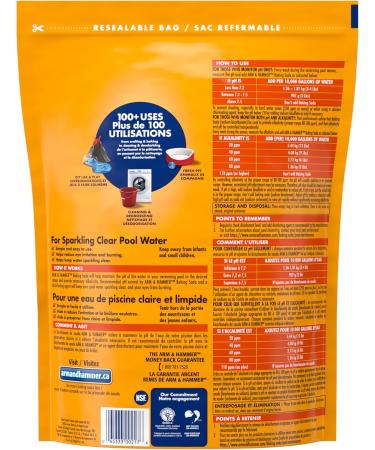 ARM & HAMMER Baking Soda For Cleaning and Deodorizing 4.89-kg Resealable Bag 4.9 kg (Pack of 1) - Buy Online on GoSupps.com