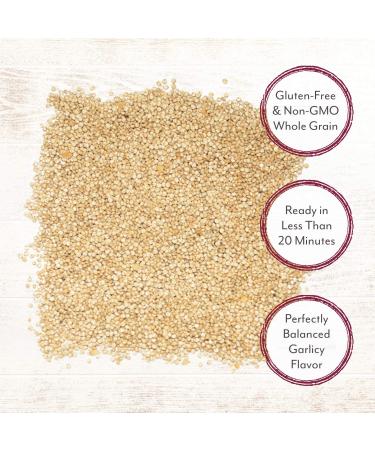 Roland Foods Roasted Garlic Quinoa - Gluten Free, 5.46 oz (Pack of 6) - Specialty Imported Food - Buy Online on GoSupps.com