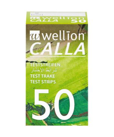 WELLION CALLA blood glucose test strips 50 pcs