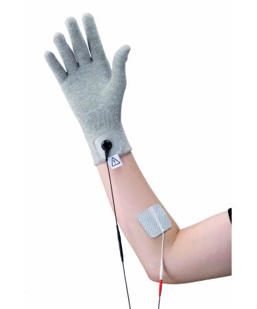 Stimulation glove * TENS EMS electrode glove * Textile electrode * Universal size