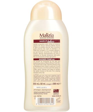 Malizia Shower Foam Talcum Cloud 250+50 ml - Buy Online on GoSupps.com