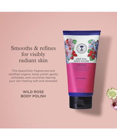Neal's Yard Remedies Wild Rose Body Polish 150ml - Exquisite Exfoliation for Radiant Skin | Organic Beauty - Shop Internationally - Buy Online on GoSupps.com