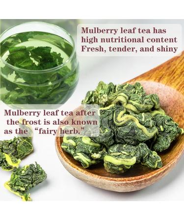 Mulberry Leaves Tea Natural Mulberry Leaf Tea 240g/8.5OZ Mulberry Dried Leaves Sang Ye Tea Mulberries Loose Leaf Tea Dried Herbal Tea Caffeine-free No Additives  - Buy Online on GoSupps.com