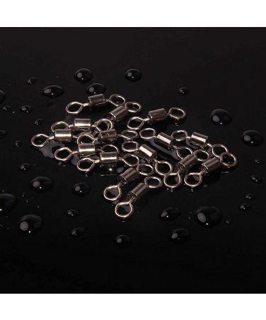 Fishing Rolling Barrel Swivels 500pcs Stainless Steel - Terminal Tackle for Saltwater/Freshwater - Size 30-97Lbs - Buy Online on GoSupps.com
