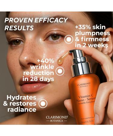 Clarimond Dual Face Serum Bundle Vitamin C Brightening + Pro-Xylane Peptide Hydration Lightweight Barrier-Support Skincare for All Skin Types - Buy Online on GoSupps.com
