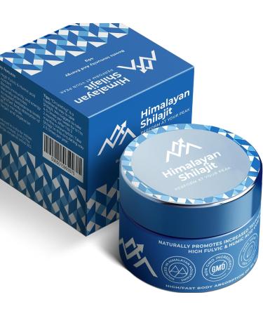 Organic Shilajit Resin | 88.95% Pure Fulvic Acid Supplement | Vegan | Himalayan Origin | Boost Immunity & Energy - Buy Online on GoSupps.com