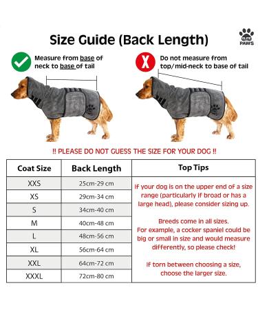 Elite Paws UK Luxury Microfibre Drying Robe for Pets - Super Absorbent Towelling Coat for Quick Drying (M - 40-48cm) - Buy Online on GoSupps.com