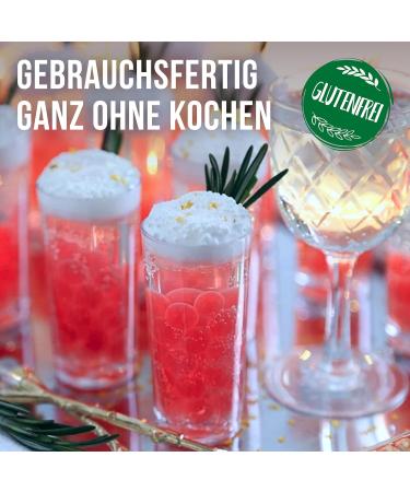 Inspire Food Bubble Tea Pearl Set - 4-Pack Popping Boba Fruit Beads | Vegan & Gluten-Free Tapioca Pearls | 100g Strawberry Maracuja Blueberry & Lychee - Buy Online on GoSupps.com