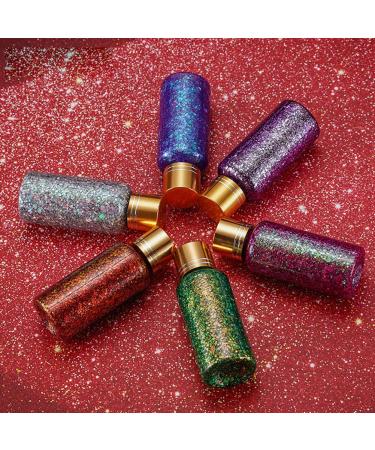 GL-Turelifes Mermaid Chunky Glitter Gel 30ml - Chameleon Glitter for Face, Body, Hair, Nails - Festival Cosmetic with Polarized Sequins - Blue Purple Eyeshadow - Buy Online on GoSupps.com