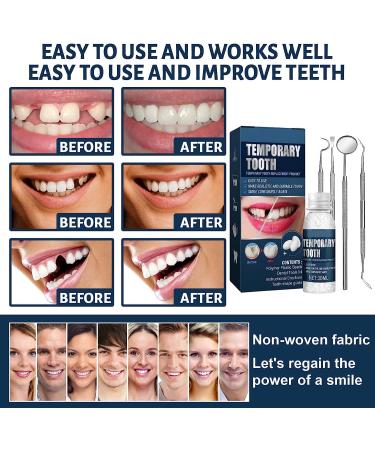 5-Pack Tooth Repair Kit: 4Pcs Dental Tools, 1Pcs 30ml Repair Beads - Temporary Fixing Missing Broken Tooth Set - Buy Online on GoSupps.com