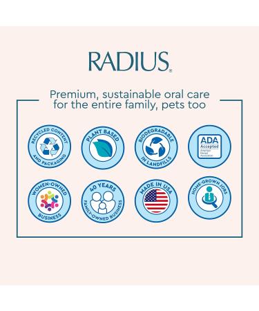 RADIUS Flex Soft Bristles Toothbrush - BPA Free, ADA Accepted - Improve Gum Health - Right Hand - Assorted Colors - Pack of 6 - Buy Online on GoSupps.com