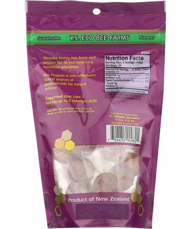 Y.S. Eco Bee Farms Manuka Honey & Propolis Lozenges - 20 Lozenges (3.2 oz) - Natural Wellness - Buy Online on GoSupps.com