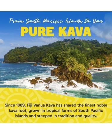 Fiji Vanua Kava Micronized Kava Powder Portable and Easy to Prepare Kava Root No Straining Needed Pure & Strong Drink Powder 8 oz - Buy Online on GoSupps.com