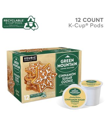 Green Mountain Cinnamon Sugar Cookie Coffee Pods - 12 Count | Light Roast - Buy Online on GoSupps.com