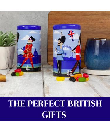 London Scene Souvenir Jelly Bean Sweets Tin - Individually Wrapped English Retro Sweets Gift Box - British Father's Day Gift - Buy Online on GoSupps.com