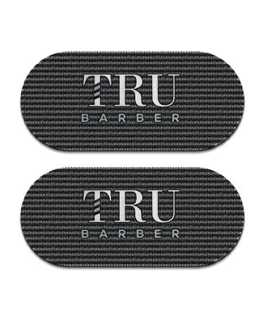 TRU BARBER Hair Grippers  for Men and Women - Salon and Barber  Hair Clips for Styling  Sectioning  Cutting and Coloring  Nonslip Grips  Hair holder (Black/White)