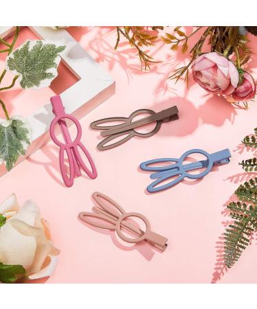 8pcs Matte Alligator Hair Clips - Cute Rabbit Hairpins for Thick Hair | Colorful Hair Barrettes - Ideal for Birthday, Christmas & Valentines Day - Buy Online on GoSupps.com