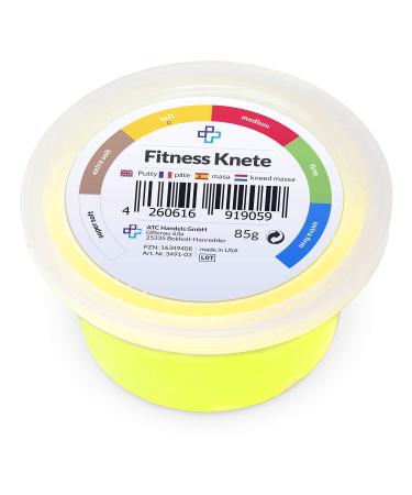ATC Handels GmbH Therapy Putty 85g Putty for hand training Therapy Modeling Clay 450g yellow soft