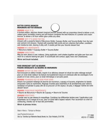 Physicians Formula Murumuru Butter Cheat Day Donut Bronzer - Dark Shimmer Cream Bronzer 0.38oz - Buy Online on GoSupps.com