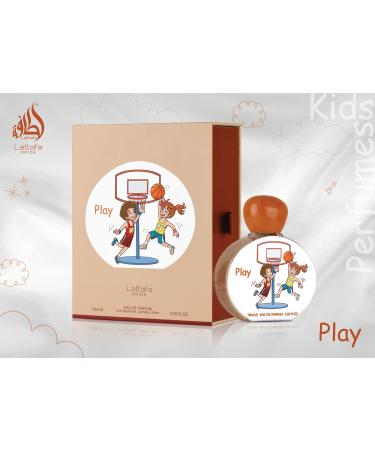 Lattafa Pride Play for Kids Eau de Parfum Spray 2.53 Ounce / 75 ml Citrus Fresh Musk Amber Wood Floral 2.53 Fl Oz (Pack of 1) - Buy Online on GoSupps.com