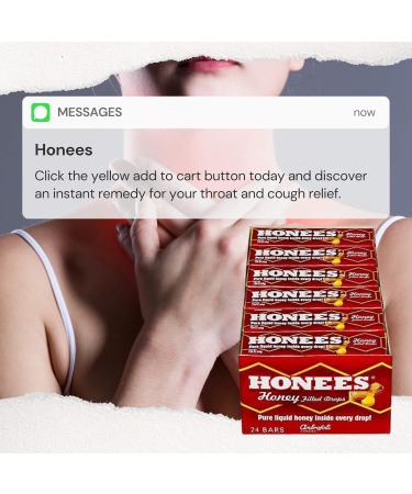 Honees Honey Filled Drops - 9 Lozenges | International Shipping Available - Buy Online on GoSupps.com