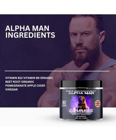  SUPPLEMENT PARADISE Alpha Man Men's Gummies - 1 Month Supply - Buy Online on GoSupps.com