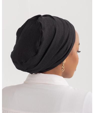 REVEIL Satin Lined Pre-tied Turban Head Wrap | Lightweight & Breathable | Stylish Fashion Headcover - Perfect Gift for Women & Girls - Buy Online on GoSupps.com