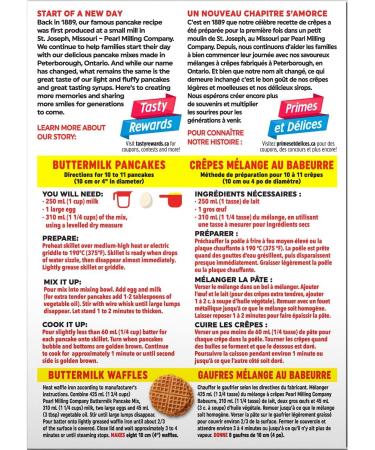 Pearl Milling Company Buttermilk Pancake & Waffle Mix Multi-Pack 905 g (Pack of 12) Buttermilk 75.42 g (Pack of 12) Pancake & Waffle Mix - Buy Online on GoSupps.com
