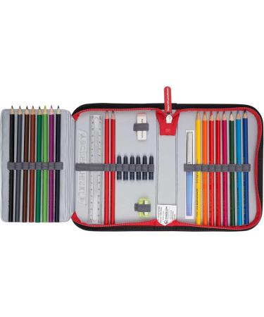 Bayer 04 Leverkusen School Case - Premium Pencil Case with Crayons Pencils Eraser & Ruler | International Shipping Available - Buy Online on GoSupps.com