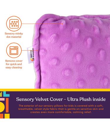 Special Supplies Vibrating Pillow | Sensory Calming Aid | Plush Minky Soft Cover | Therapy Stimulation Bumps | Purple - Buy Online on GoSupps.com