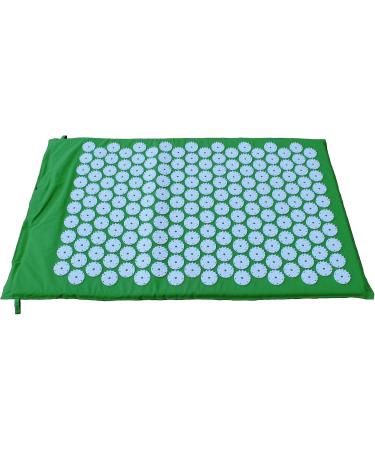 Acupressmate Massage Mat & Nail Mat 80x51 cm - Green | Ultimate Relaxation & Pain Relief for Body & Mind | Shop Internationally - Buy Online on GoSupps.com