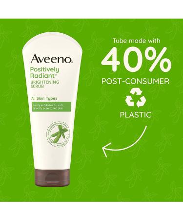 Aveeno Positively Radiant Exfoliating Daily Facial Scrub with Soy Extract - 5 oz - Buy Online on GoSupps.com